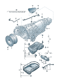 0D6398359A-Pan, transmission oil Oil filter