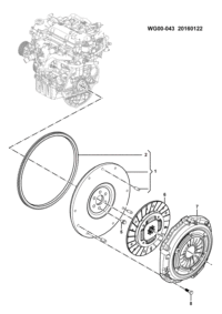 9028857-FLYWHEEL ASSY