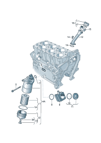 022115403R-OIL COOLER AUDI A3
