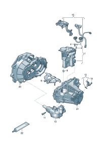 0CF311490A-Fork kit & Rail-shift