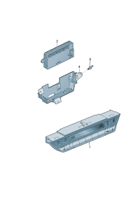 8Y0820043-Electronic control air conditioner Display & operating unit & Cont unit