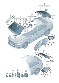 4GD845099NVB-Glass, windshield
