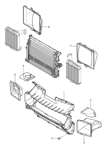 95557557160-PORSCHE CAYENNEAIR DUCT CENTRE