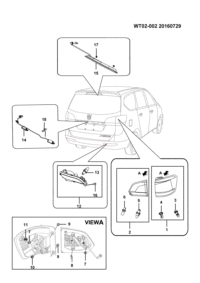23915214-Lamp assy-tail (body), lh
