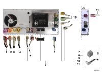 61118798678-Repair module audio in/USB