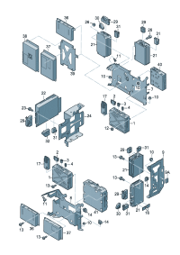 4E0035541G-Of a car radio Controller & receiver  F 4E-6-000 001 4E-6-030 000