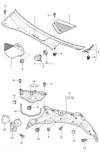 95557256303-Cover, drain Deprecated parts