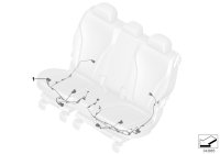 61129362573-Wiring set-seat rr rh