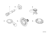 61139211395-Rubber o-ring inner rear view mirror