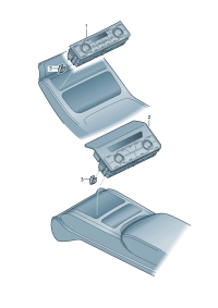 4H0820043L-Climatronic auto blankg Tone & amp; Display Unit   D-05.11.2012