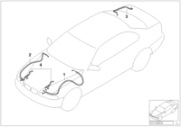 61116950718-Repair wire set frt lh
