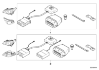 61120432110-Reinf-wiring Facelift lamp