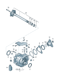0AV409053J-Gear, pinion Crank drive