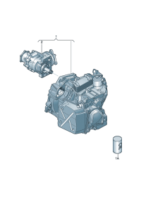 0D9300012X-Transmission, 6 dual clutch, For all wheel drive