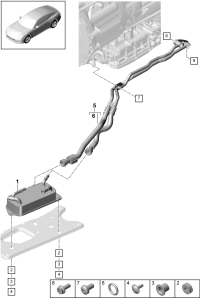 0DS317760A-Pipe, oil pressure Oil cooling  (Assy)