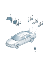 31G919491-Bracket, sensor D-25.07.2016
