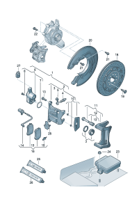 4H0698451H-BRAKE PAD FOR DISC BRAKES-VW