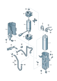 7H0127401B-FUEL INLINE FILTER-911(996)