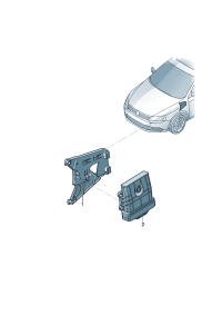 5CG927163-Bracket, Cont unit, a/t