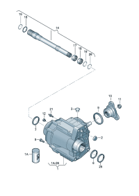 0A6409053AF-Gear, pinion Crank drive