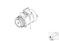 64526917864-COMPRESSOR-A/C-BMW E90/ E87