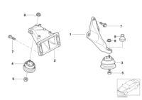 22111092973-ENGINE SUPPORT LH/X5