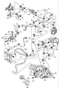 06B121071A-Coolant pipe