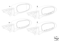 51167158309-Mirror glass heated wdo lh