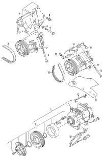 4B0260805P-COMPRESSOR-AUDI/VW/SEAT/PORSHE