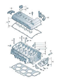 03H103429H-CYLINDER HEAD COVER/PT/TRG/Q7