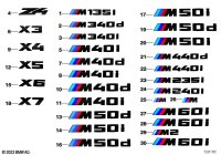 51142472843-BLACK EMBLEM "X5