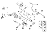 17127535742-RADIATOR HOSE/E60