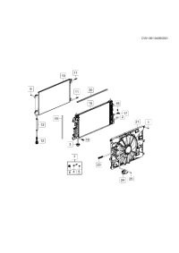 42728886-Insulator, radiator (60 DURO w/bush cut) (60 DURO w/bush cut)