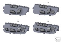 61319347458-Switch, seat adjust, rh/lh