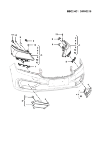 23963251-LAMP ASSY HEAD HLL