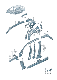5H4809437-Panel, quarter inner
