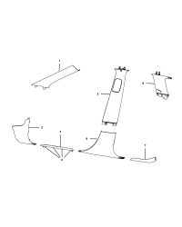 68088044AA-RIGHT OR LEFT FRONT SCUFF PLATE