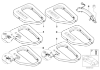 51167060695-Trim pre-select lever a/t