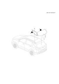 84544245-Window, rear (lead free)