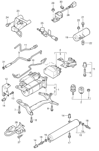 95535890102-Compressor Complete: Mounting   Deprecated parts   F 9P-8LA35 909 D