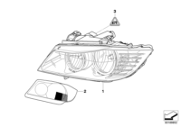 63117202573-Headlight lh