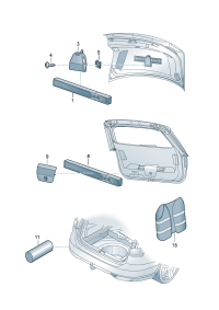 3GD860285-MOUNTING/ALL VW MODELS
