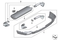 18302349212-Boot kit-chrome tail