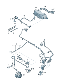 03H133778CT-Hose, w/vacuum Connector