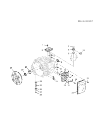 24276471-Plug seal, a/t oil level hole