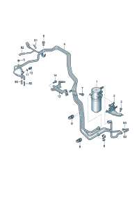 2H0127401A-FUEL INLINE FILTER-911(996)