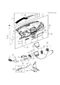 26354580-Panel, instrument panel finish (incl 23)
