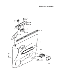 23878801-Trim assy-fr dr
