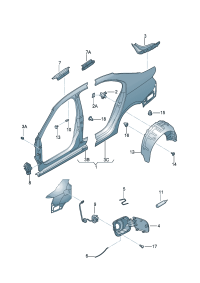 5C6809605-Enclosure, side Fit as needed Common position