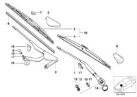 61618239109-Wiper arm lh